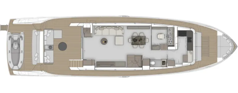 FERRETTI YACHTS INFYNITO 80